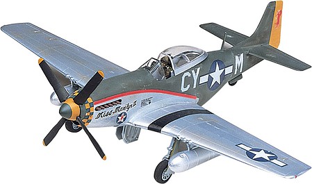 model airplane,model planes,P-51D Mustang -- Plastic Model Airplane Kit -- 1/48 Scale -- #855241