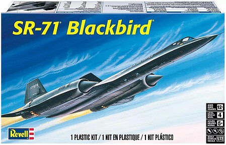 airplane model kits,SR-71A Blackbird -- Plastic Model Airplane Kit -- 1/72 Scale -- #855810