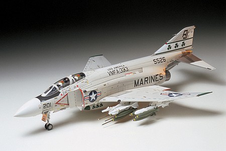 plastic airplane model,model planes,F-4J Phantom II Jet Aircraft Plane -- Plastic Model Airplane Kit -- 1/32 Scale -- #60308